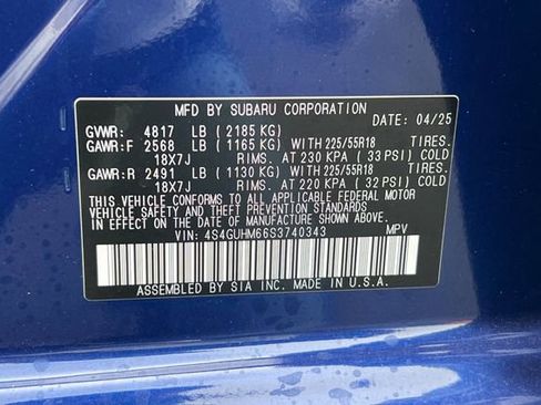 Used 2025 Subaru Crosstrek 2.5i Limited w/ Crosstrek Mirror Package image 23