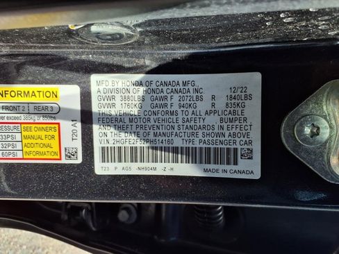 Used 2023 Honda Civic Sport image 30