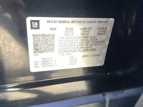 Used 2020 Chevrolet Equinox LT w/ Midnight Edition AWD/4WD image 21