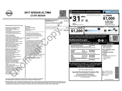 Used 2017 Nissan Altima 2.5 SV image 2