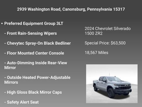 Certified 2024 Chevrolet Silverado 1500 ZR2 w/ ZR2 Bison Edition AWD/4WD image 15