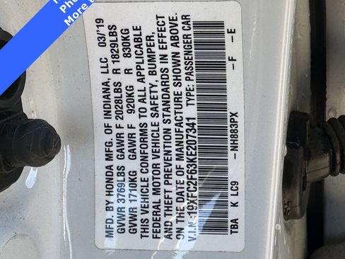 Used 2019 Honda Civic LX image 15