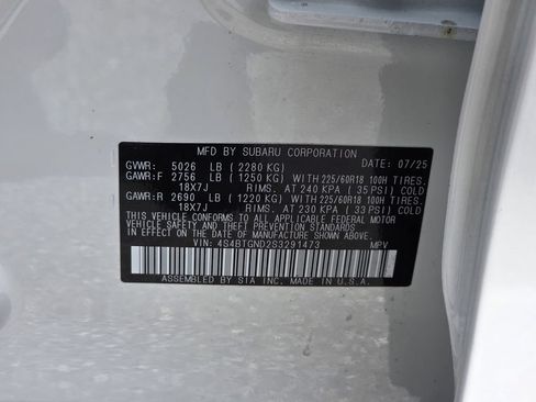 Certified 2025 Subaru Outback Limited XT w/ Popular Package #2 AWD/4WD image 32