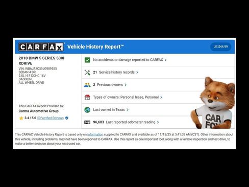 Used 2018 BMW 530i xDrive image 22