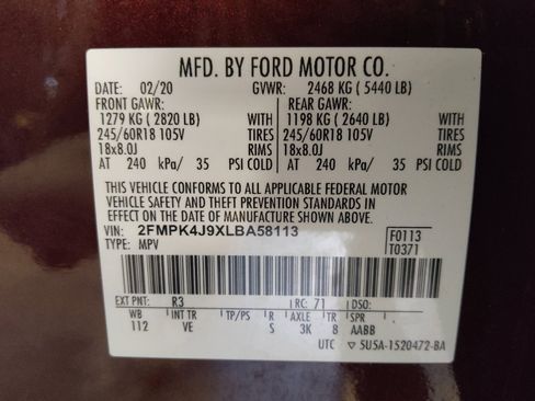 Used 2020 Ford Edge SEL AWD/4WD image 33
