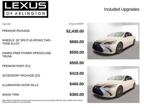Used 2025 Lexus ES 350 w/ Premium Package FWD image 4