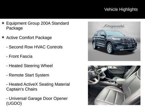Used 2025 Ford Explorer Active w/ Active Comfort Package AWD/4WD image 9