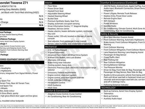 Used 2026 Chevrolet Traverse Z71 AWD/4WD image 3