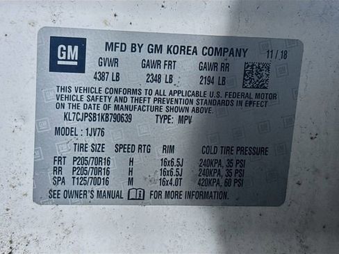 Used 2019 Chevrolet Trax LT w/ LT Convenience Package AWD/4WD image 30