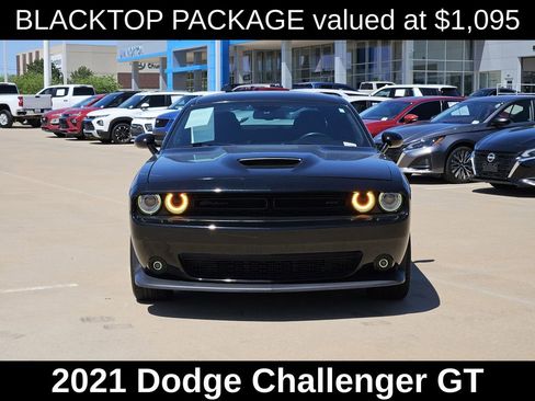 Used 2021 Dodge Challenger GT w/ Blacktop Package RWD image 2