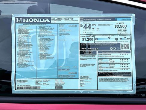 New 2025 Honda Accord Touring image 22