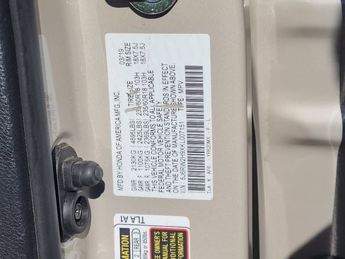 Used 2019 Honda CR-V Touring image 29