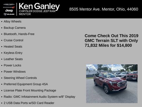 Used 2019 GMC Terrain SLT AWD/4WD image 5