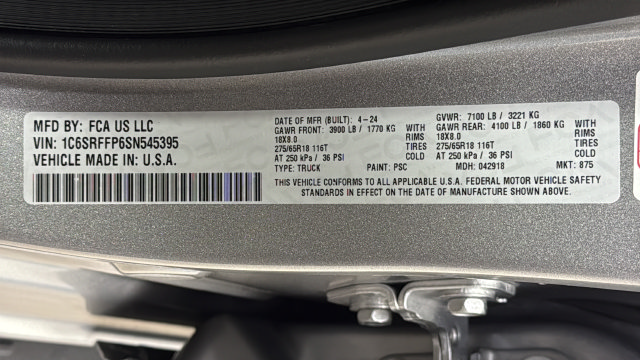 Used 2025 RAM 1500 Big Horn AWD/4WD image 28