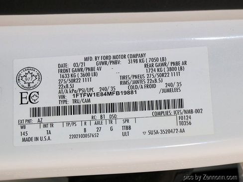 Used 2021 Ford F150 Limited image 31