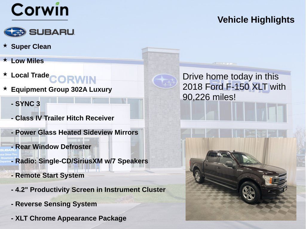 Used 2018 Ford F150 XLT w/ Equipment Group 302A Luxury AWD/4WD image 6