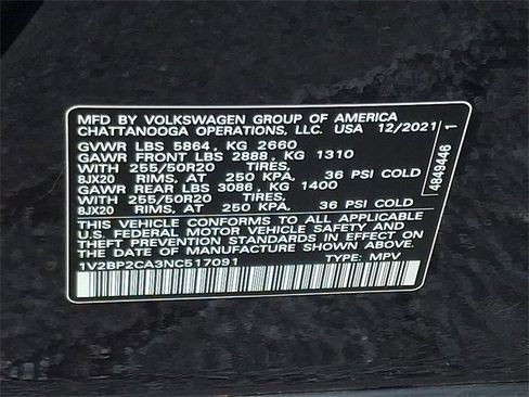 Used 2022 Volkswagen Atlas SEL image 27