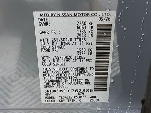 New 2026 Nissan Pathfinder Platinum FWD image 21