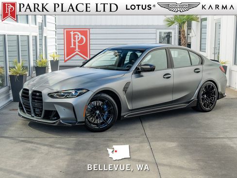 Used 2024 BMW M3 Competition w/ M Carbon Exterior Package AWD/4WD image 1