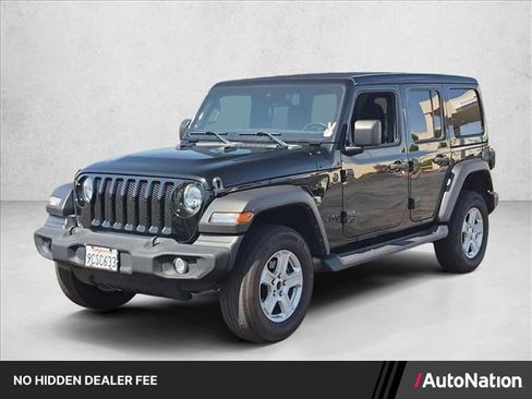 Used 2022 Jeep Wrangler Unlimited Sport w/ Sun And Sound Package AWD/4WD image 1