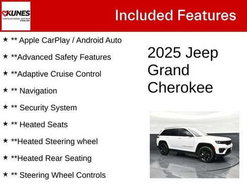 Used 2025 Jeep Grand Cherokee Limited w/ Black Appearance Package AWD/4WD image 4