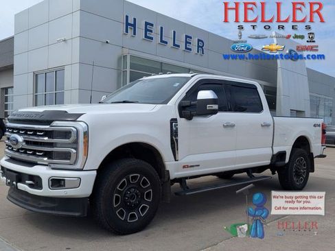 Used 2023 Ford F350 Platinum w/ Snow Plow Prep Package AWD/4WD image 1