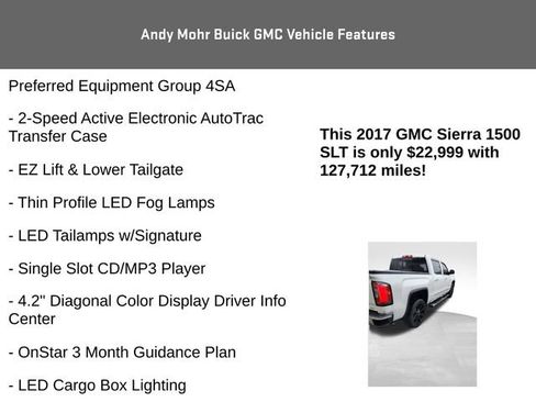 Used 2017 GMC Sierra 1500 SLT w/ SLT Premium Package image 14