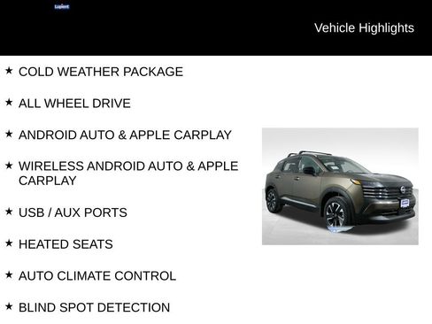 Used 2026 Nissan Kicks SV w/ Cold Weather Package image 6
