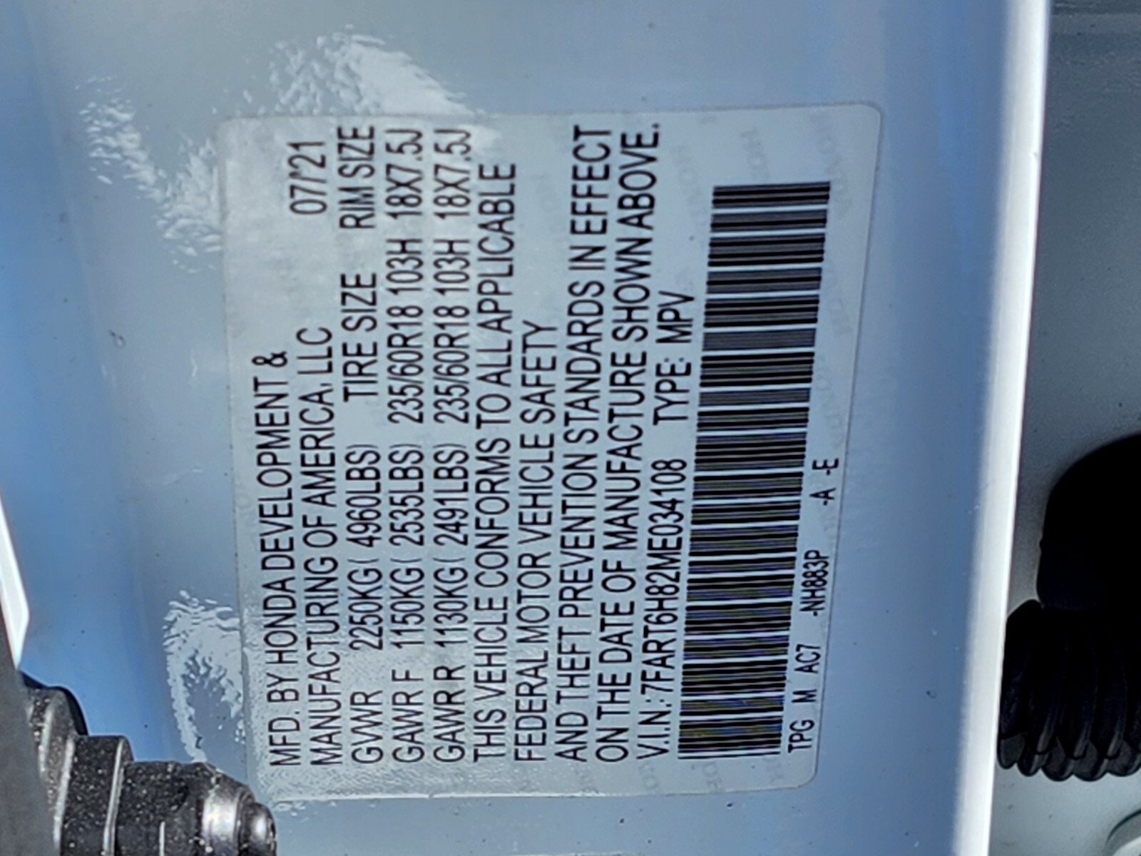 Used 2021 Honda CR-V EX-L image 32