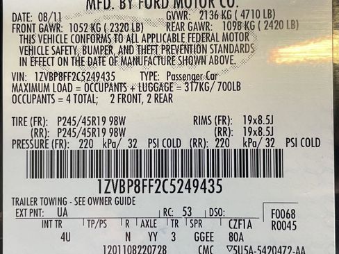 Used 2012 Ford Mustang GT Premium w/ Electronics Pkg image 36