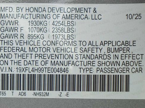 Used 2026 Honda Civic Sport Touring image 30