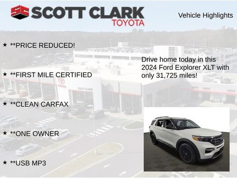 Used 2024 Ford Explorer XLT w/ Equipment Group 202A image 7