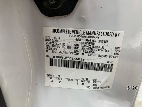 Used 2012 Ford F550 2WD Regular Cab Super Duty w/ PWR Equipment Group image 16