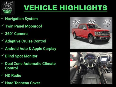 Used 2018 Ford F150 Lariat w/ Equipment Group 502A Luxury AWD/4WD image 3