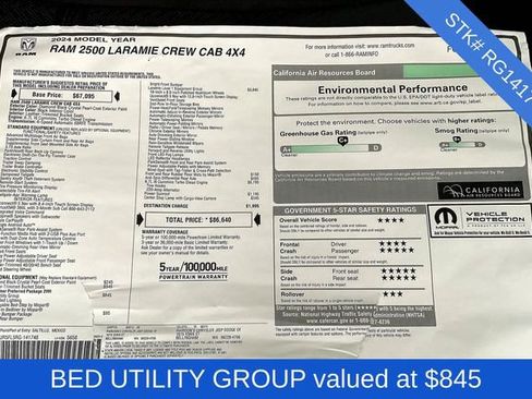 New 2024 RAM 2500 Laramie w/ Bed Utility Group image 5