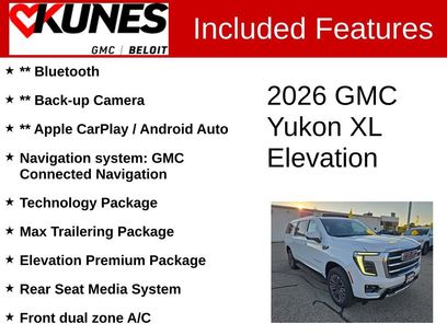 New 2026 GMC Yukon XL Elevation w/ Elevation Premium Package