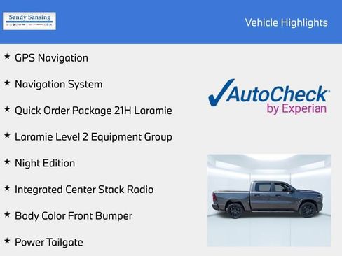 New 2026 RAM 1500 Laramie w/ Night Edition AWD/4WD image 7