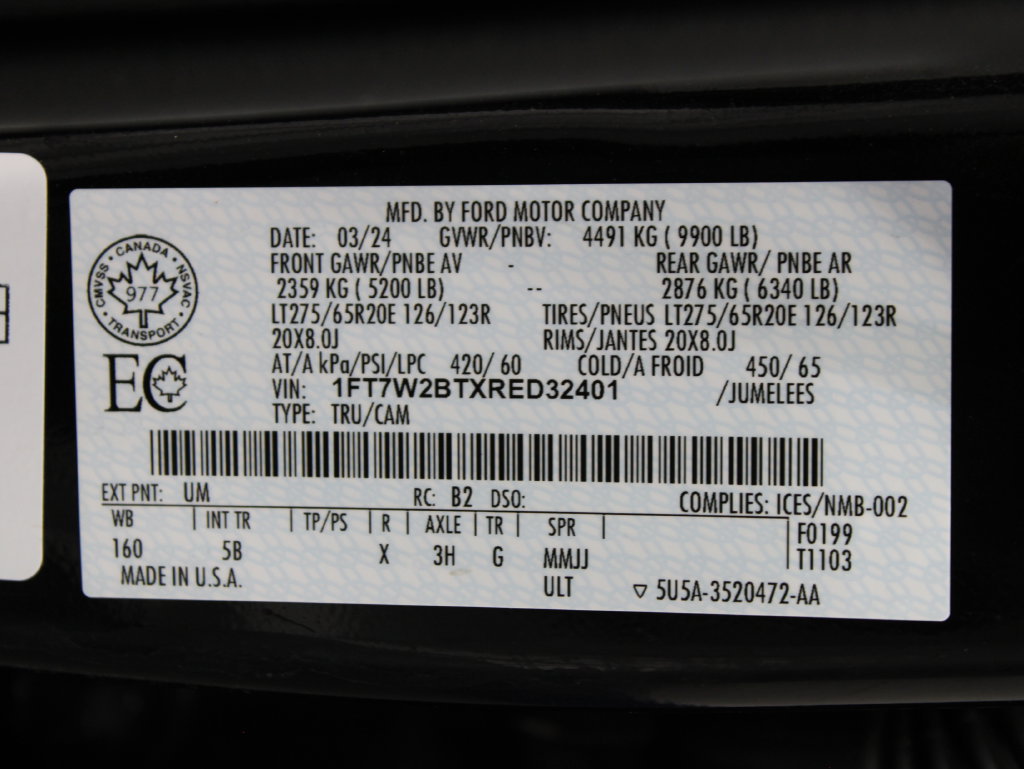 Used 2024 Ford F250 Lariat w/ Lariat Ultimate Package AWD/4WD image 84