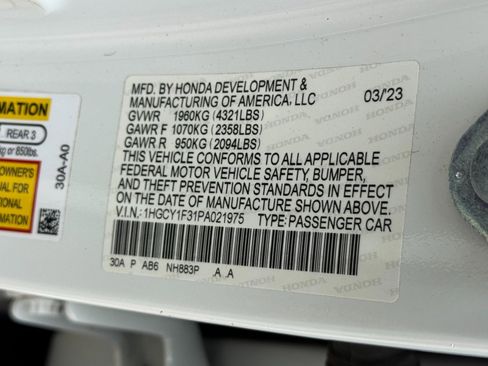 Used 2023 Honda Accord EX image 40