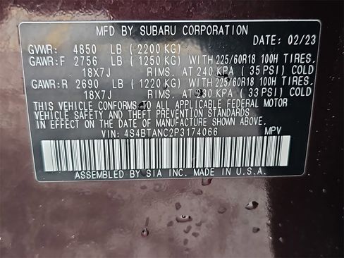 Certified 2023 Subaru Outback Limited image 39