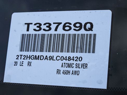 Used 2020 Lexus RX 450h AWD w/ Premium Package image 28