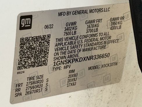 Certified 2022 Chevrolet Tahoe Z71 w/ Luxury Package image 25