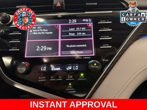 Used 2018 Toyota Camry XLE w/ Audio Package FWD image 26