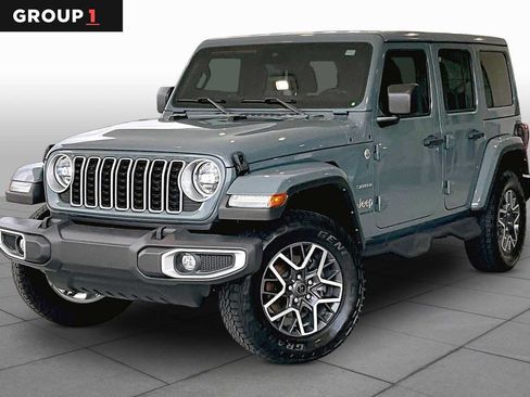 Used 2024 Jeep Wrangler Unlimited Sahara w/ Safety Group AWD/4WD image 1