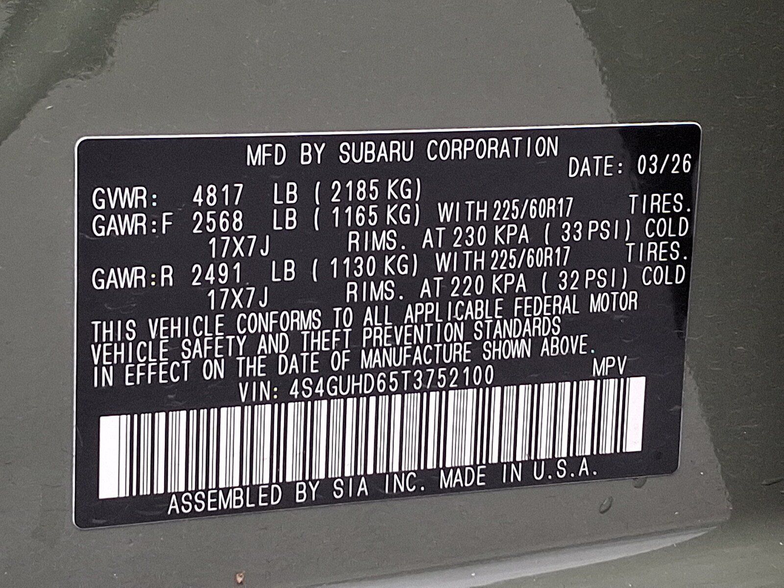 Certified 2026 Subaru Crosstrek 2.5i Premium AWD/4WD image 26