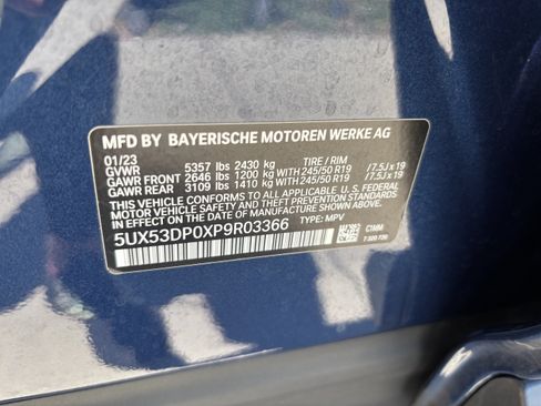 Used 2023 BMW X3 xDrive30i w/ Premium Package AWD/4WD image 37