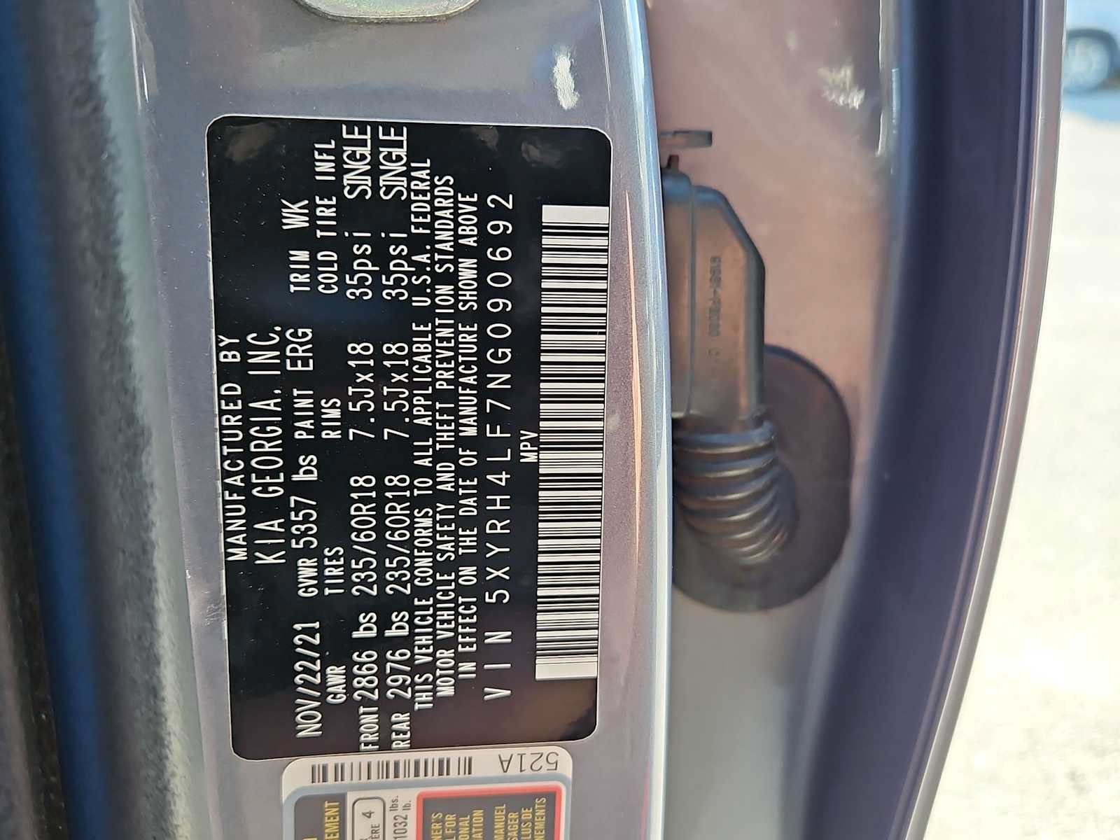 Used 2022 Kia Sorento EX w/ Panoramic Sunroof Package FWD image 25