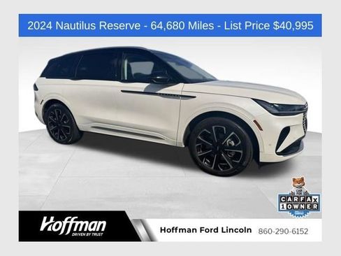 Certified 2024 Lincoln Nautilus Reserve w/ Equipment Group 202A AWD/4WD image 1