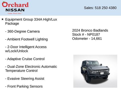 Used 2024 Ford Bronco Badlands AWD/4WD image 7