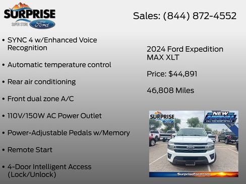 Used 2024 Ford Expedition Max XLT AWD/4WD image 23